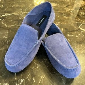 Nordstrom Men’s Blue Suede Driver/House Shoe